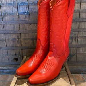 Leather Cowboy Boots